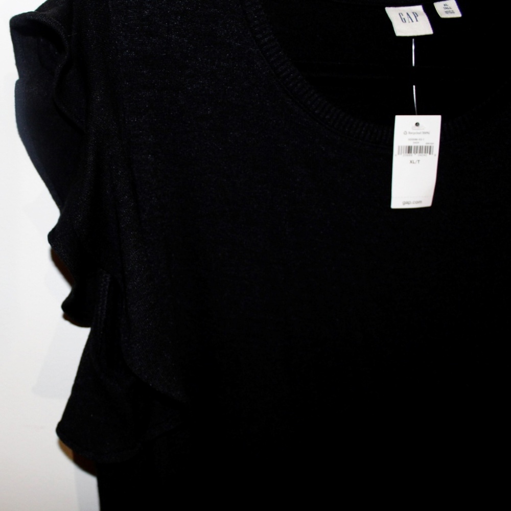 NWT Long Sleeve Cold Shoulder Flutter Top XLTALL - Picture 7 of 7